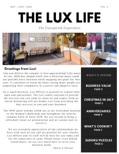 The Lux Life May June 2020