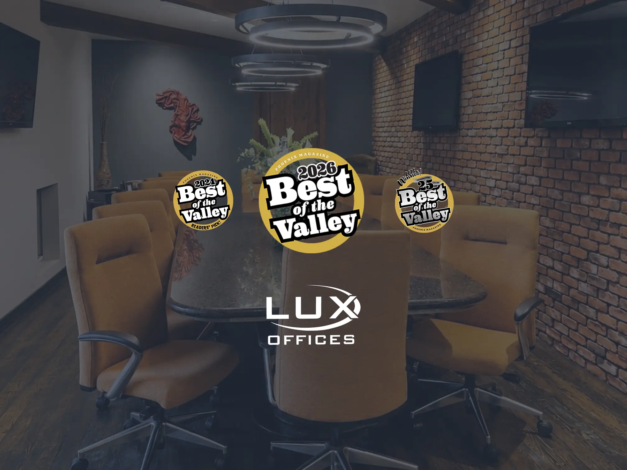 best of the valley award winner for best co-working space in Phoenix.