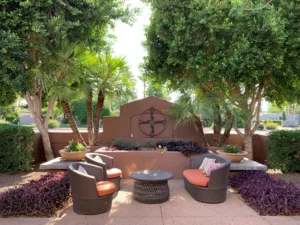 office space for rent in Scottsdale with outdoor space.